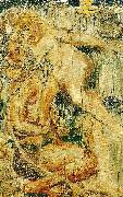 Ernst Josephson nacken och jungfrun oil painting
